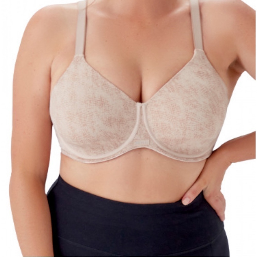 Berlei Women’s Snakeprint Underwire Bra Tan Cream Size 34F (3D) 34DDD sports bra